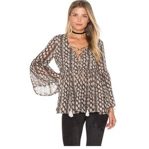 Show Me Your Mumu ~ Poet Tie Top